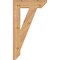 Ekena Millwork Traditional Slat Smooth Bracket, Western Red Cedar, 3 1/2"W x 16"D x 28"H BKT04X16X28TRA06SWR - alternate 4